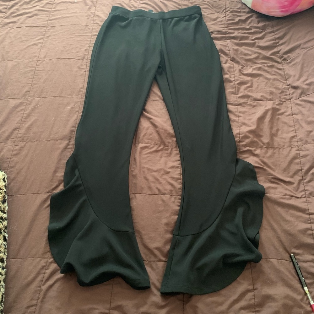 Lumiere stretchy flared pants
